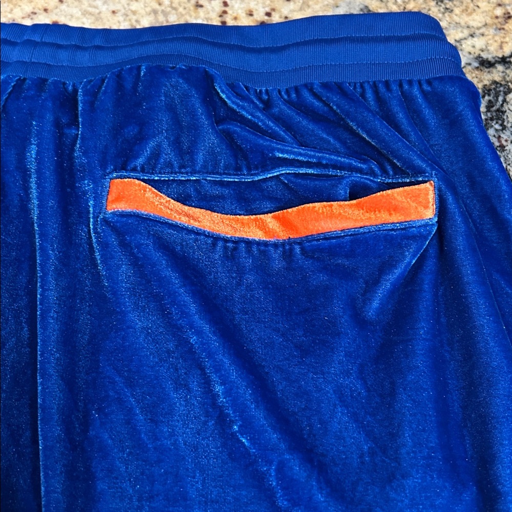 Death Row Records velvet velour joggers blue orange XXL - Picture 6 of 9